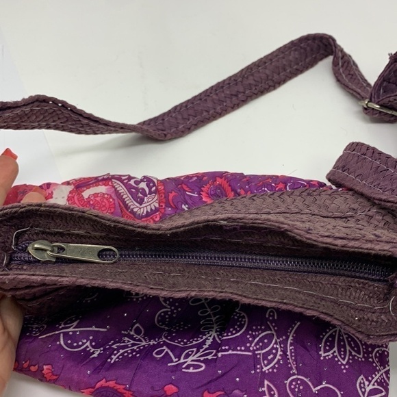 Pink bohemian style bag small bag - Picture 3 of 7